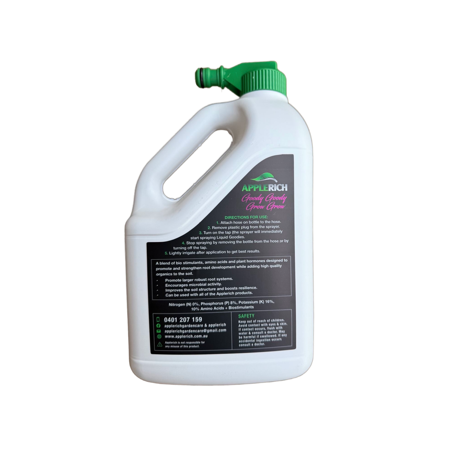 Goody Goody Grow Grow Hose On 2L